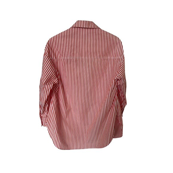 Grey Ven The Reya Bengal Orange Button Down Shirt - Picture 9 of 13